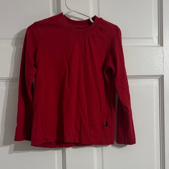 Lee Kids' Classic Red Long Sleeve Tee - Picture 1 of 1
